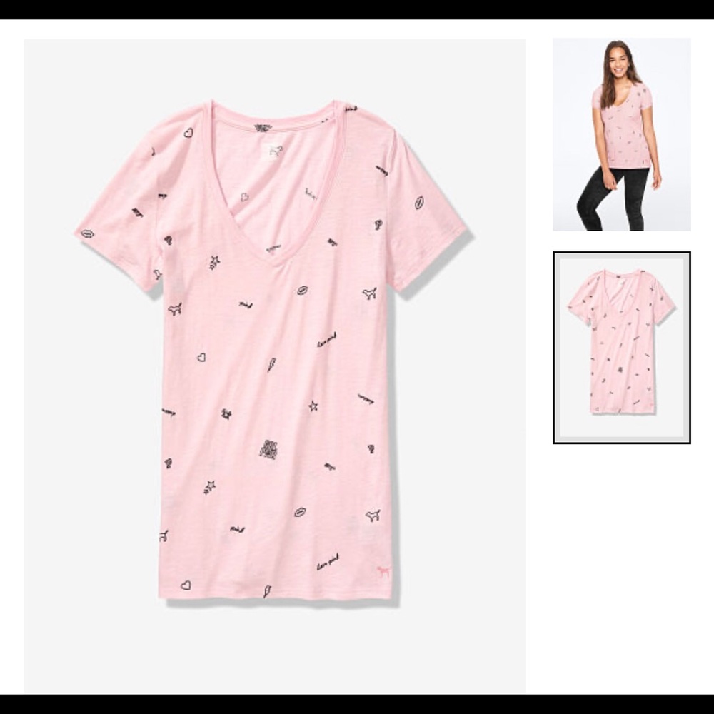 Pink Perfect V-Neck - Picture 3 of 3